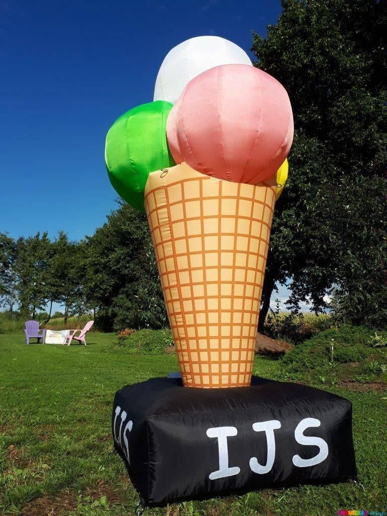 Opblaasfiguur Italiaanse ijs van Skytubes Shop Vinkel NB, Ophalen of Verzenden, Nieuw, Versiering, Pasen