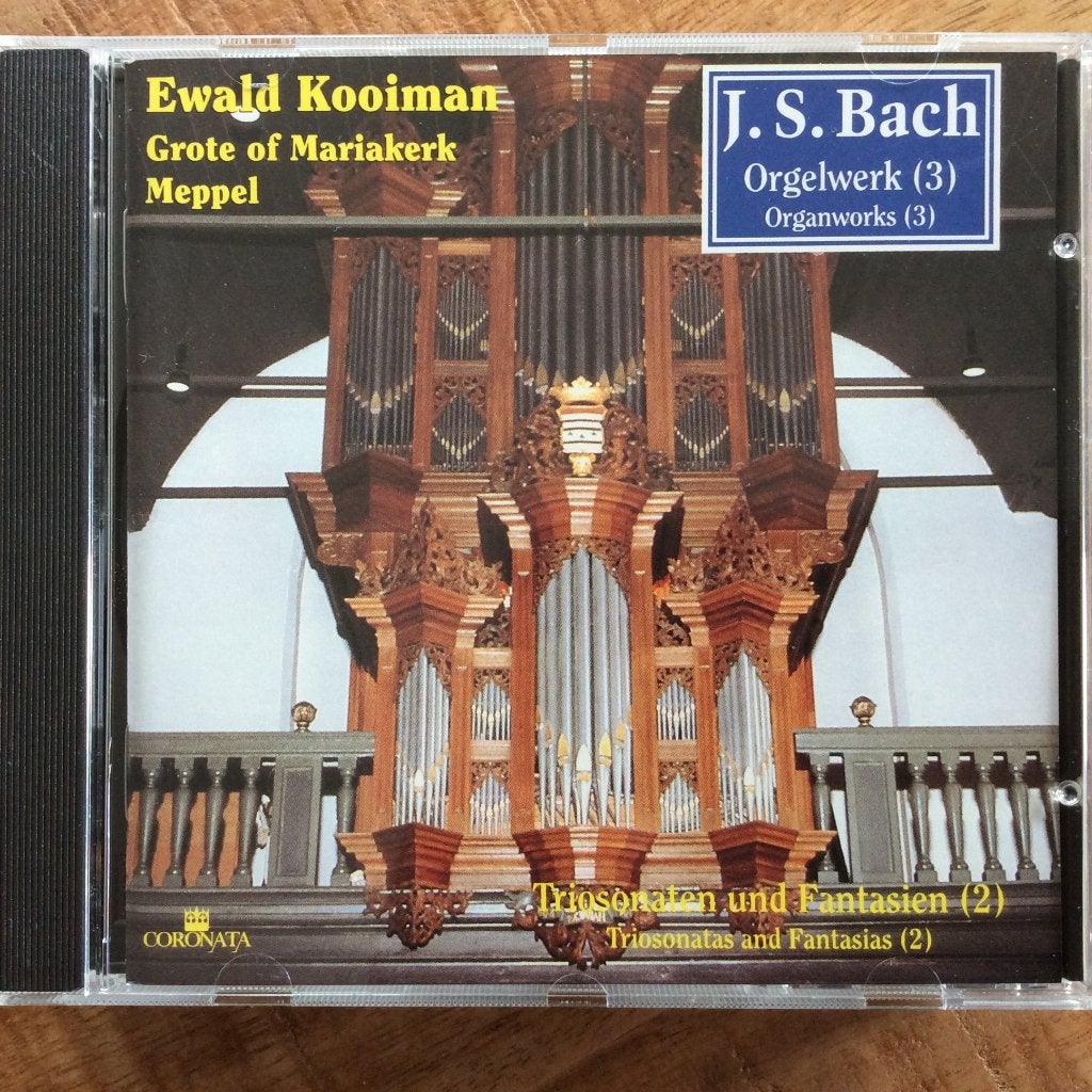 Orgel 3cd. Ewald Kooiman, 3delen Bachserie, 4 Euro, Soloconcert, Ophalen of Verzenden, Zo goed als nieuw, Barok