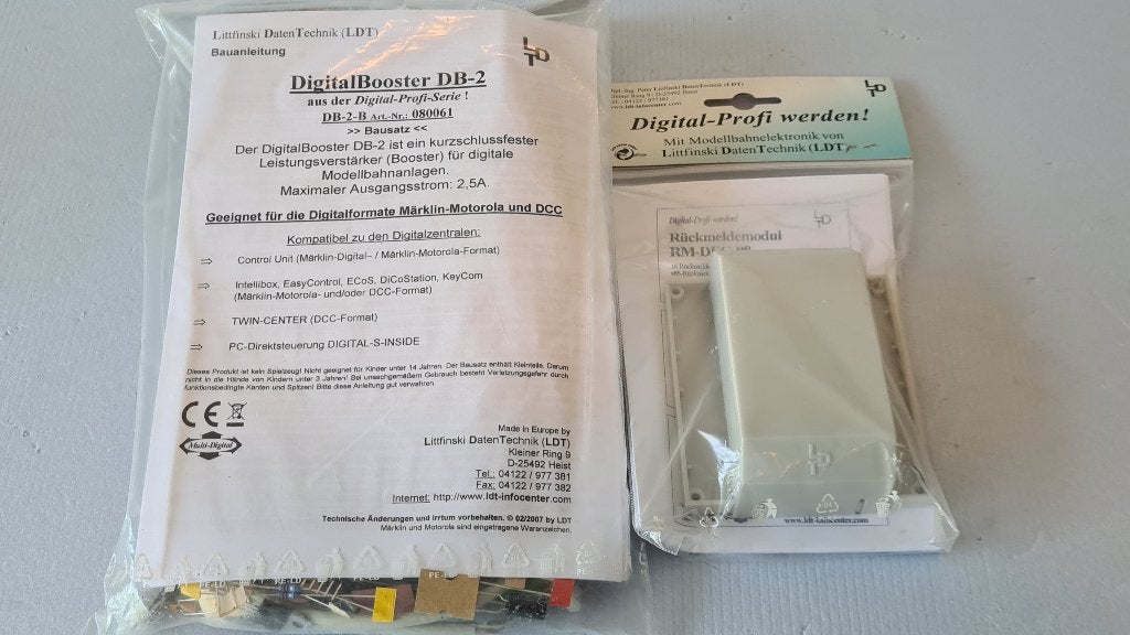 LDT DigitaalBooster DB-2 Bouwpakket + behuizing, Overige merken, Verzenden, Nieuw, Transformator of Voeding