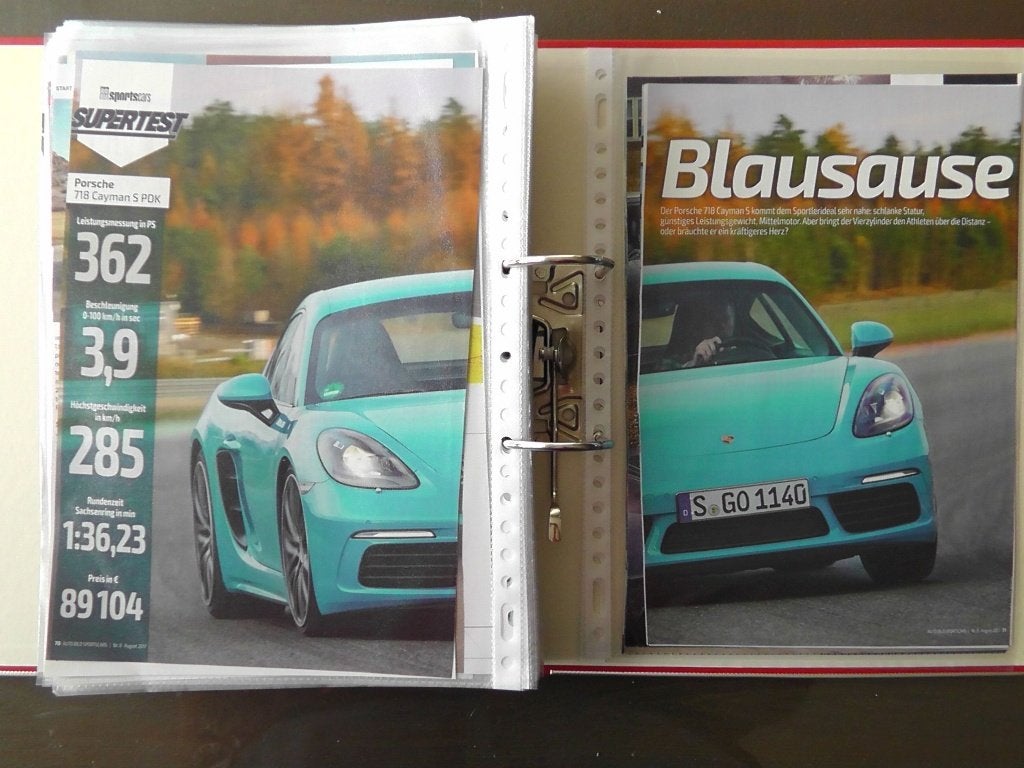 Porsche Cayman 718 S  ? Eerst 12x autotest lezen, Ophalen, Gelezen, Porsche