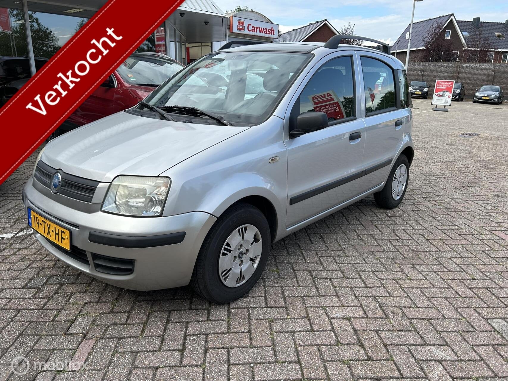 Fiat Panda 1.2 Dynamic - pano.dak - parkeersensor - CV afstb, Voorwielaandrijving, Gebruikt, Origineel Nederlands, Bedrijf