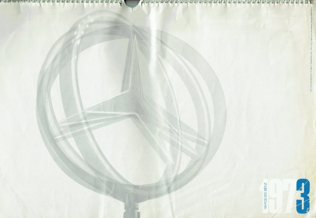 Kalender Mercedes-Benz (1973), Verzenden, Gelezen, Mercedes