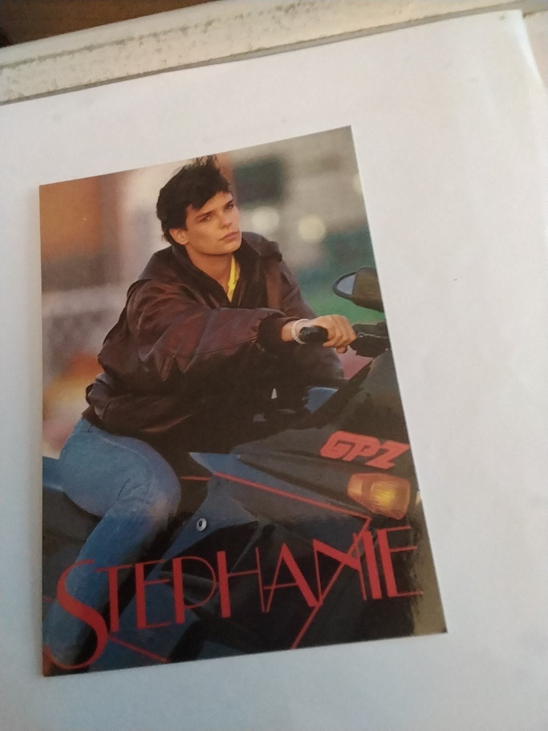 Ansichtkaart Stephanie I - GPZ Motor, Ophalen of Verzenden