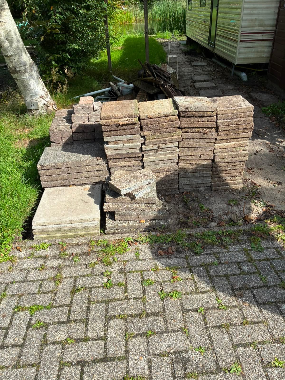 Tegels etc, Ophalen, Gebruikt, Overige materialen