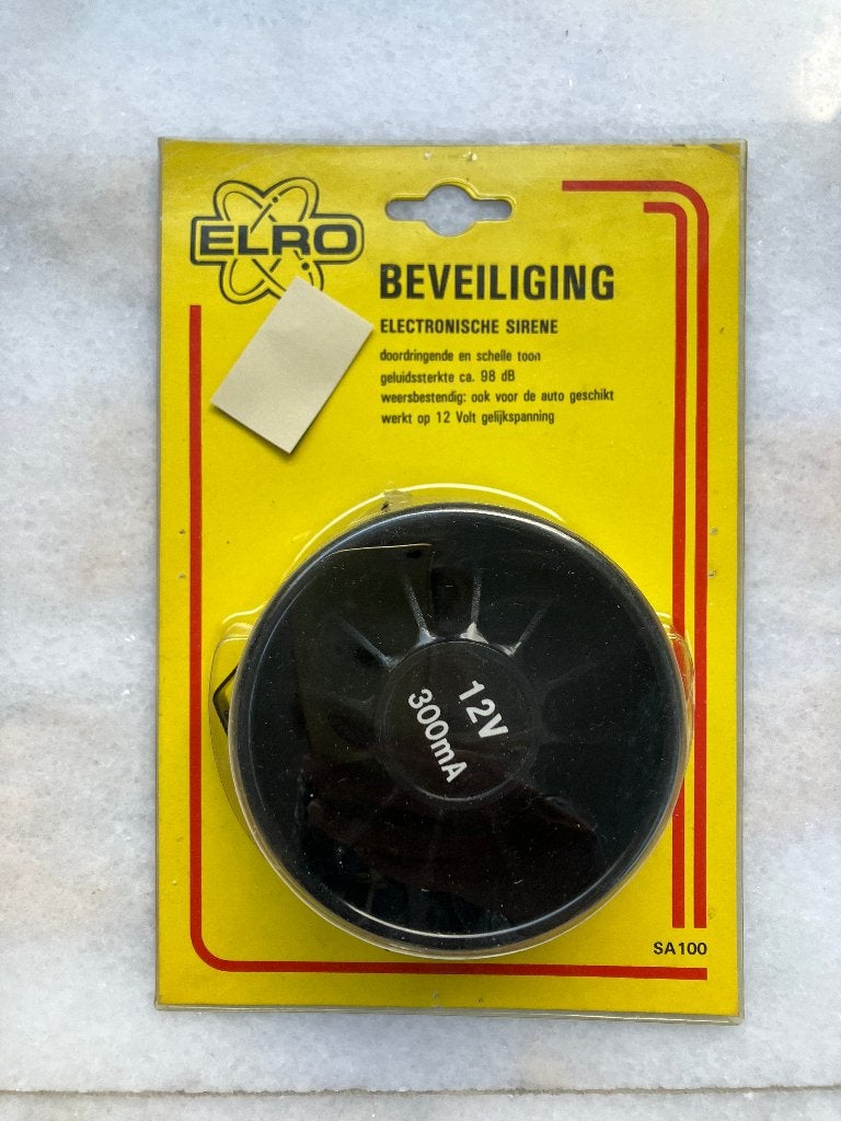 ELRO Electronische Sirene SA 100, Ophalen of Verzenden, Nieuw, Sirene, Overige soorten