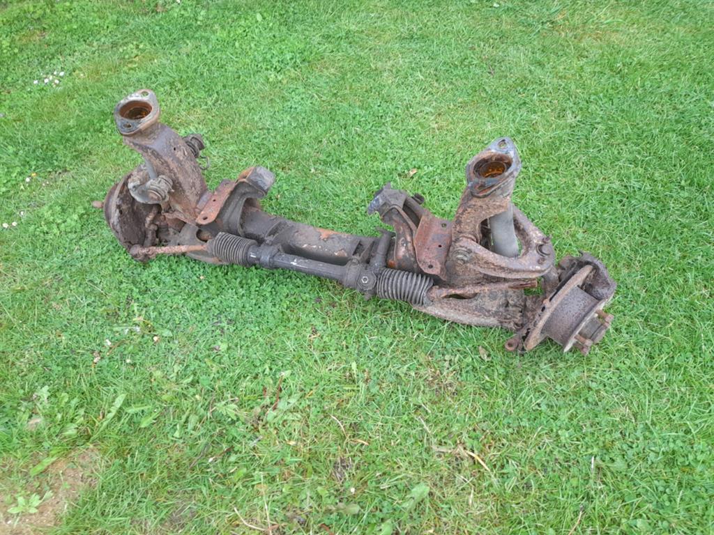 Opel Kadett B voor as met schijfrem., Auto-onderdelen, Ophalen, Gebruikt, Overige automerken