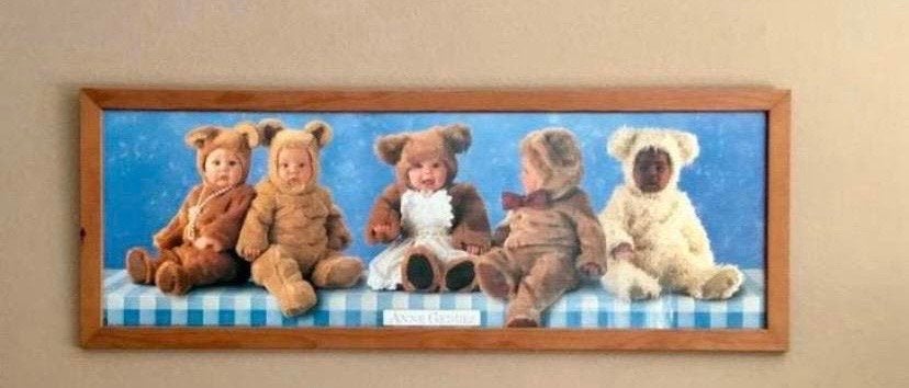 Panorama baby’s van Anne Geddes, Ophalen, Overige typen, Zo goed als nieuw, 75 tot 100 cm