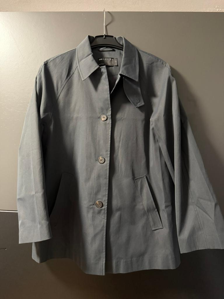 Trench coat maat S asos, Ophalen of Verzenden, Gedragen, Maat 38/40 (M), Blauw