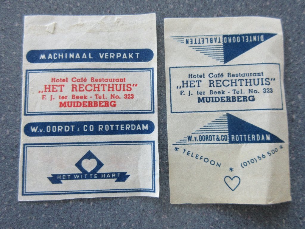 2 x Muiderberg, hotel-café-rest. Het Rechthuis, Verzenden, Nederland