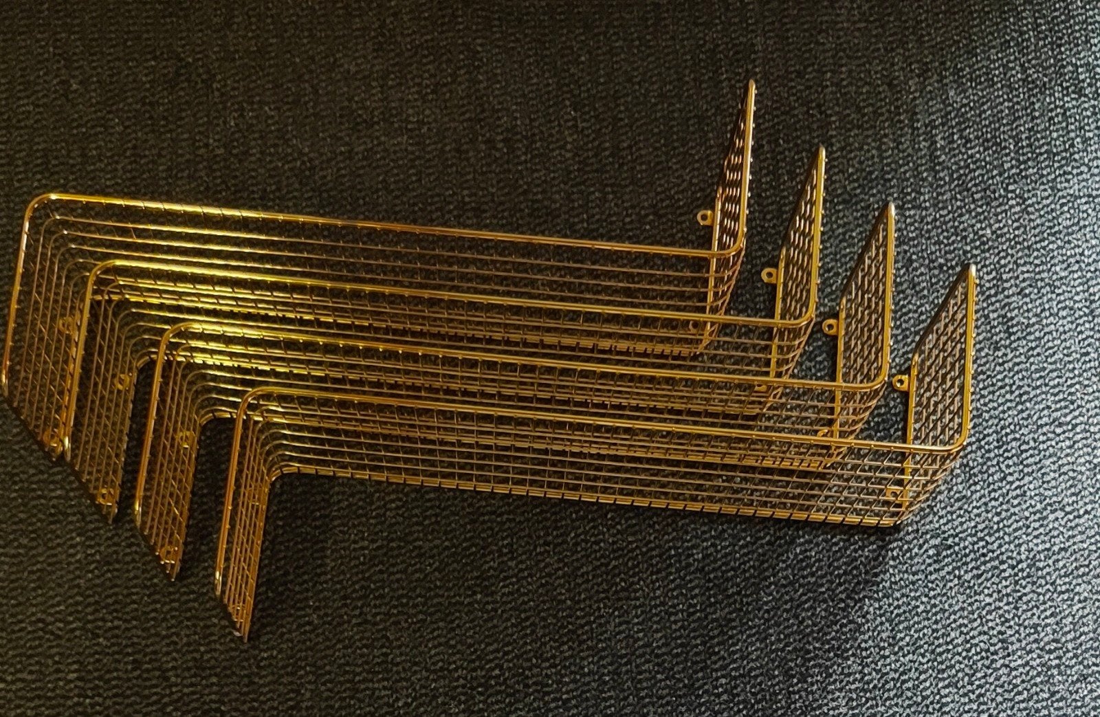 Ikea svenshult wandplanken / opbergrekken  4 x +1, Ophalen of Verzenden, Zo goed als nieuw, Goud, Metaal