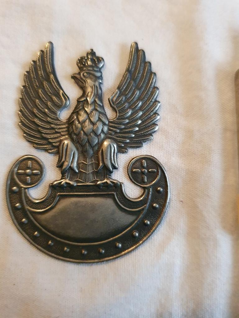 Pools militair embleem - Adelaar met kroon, Verzamelen, Militaria | Algemeen, Ophalen of Verzenden, Overige soorten, Overige gebieden