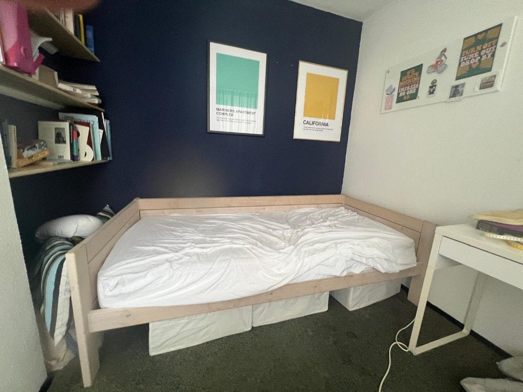 LifeTime Bed, Ophalen, Eenpersoons, LifeTime, Hout