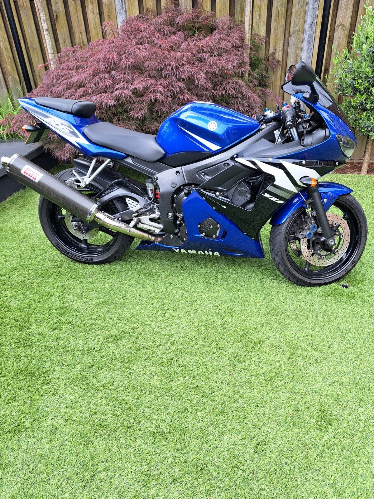 Yamaha YZF-R6 Sportmotor - Blauw, 102. km