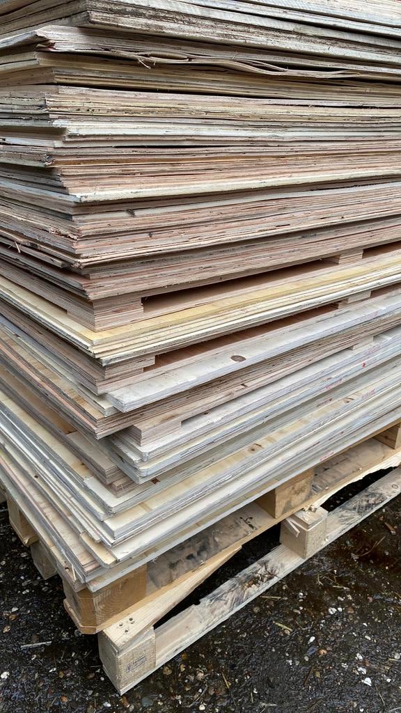 Plywood /triplex plaatjes, Ophalen, Zo goed als nieuw, Overige materialen, Minder dan 20 mm
