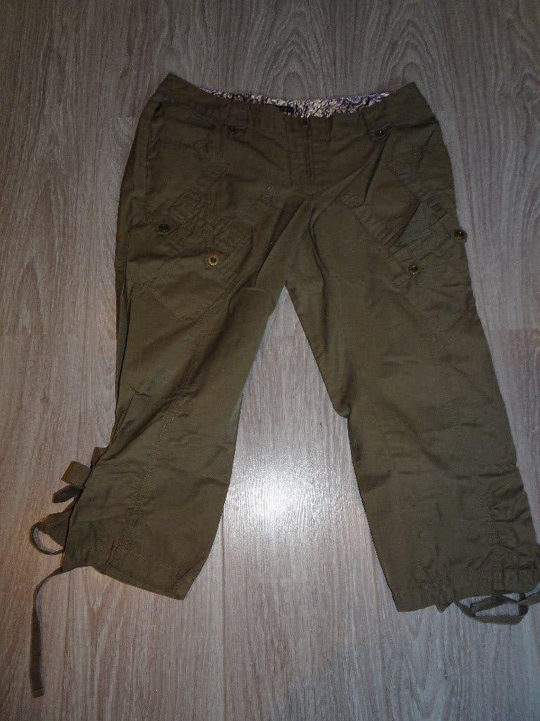 Watchers 3/4 Broek M | Legergroen | Stoere Cargo Look, Kleding | Dames, Maat 38/40 (M), Ophalen of Verzenden, Zo goed als nieuw