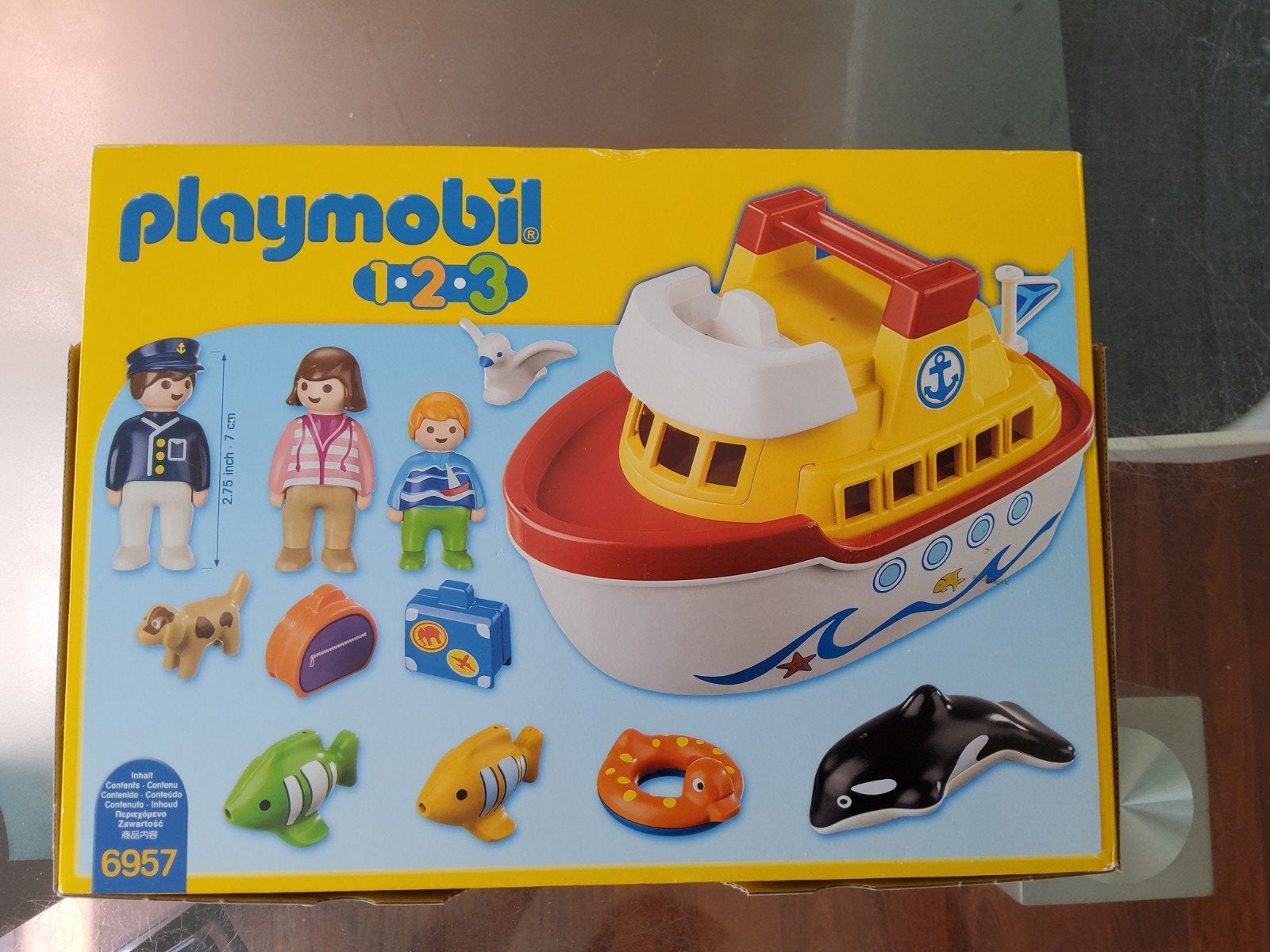 PLAYMOBIL 1.2.3 Mijn Eerste Veerboot 6957, Ophalen of Verzenden, Zo goed als nieuw, Jongen of Meisje