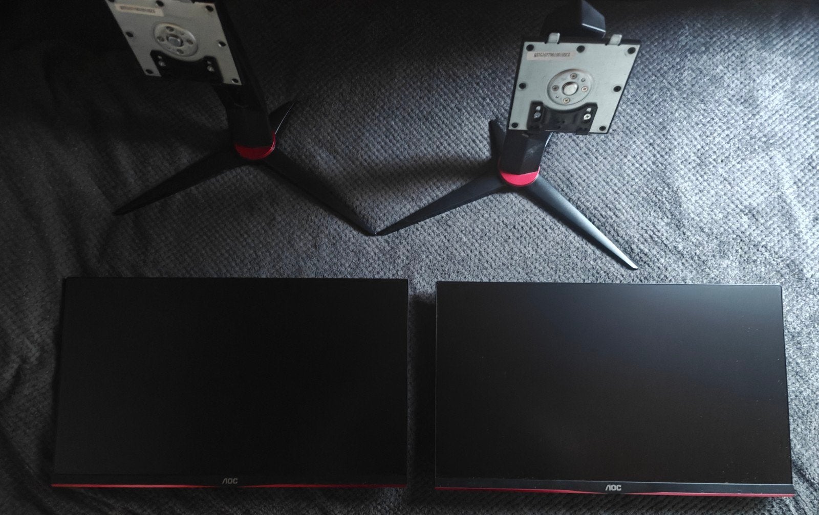 2x AOC 24G2ZU/BK - 240Hz 0.5ms Full HD IPS Gaming Monitor, Computers en Software, Monitoren, IPS, Minder dan 1 ms, Zo goed als nieuw