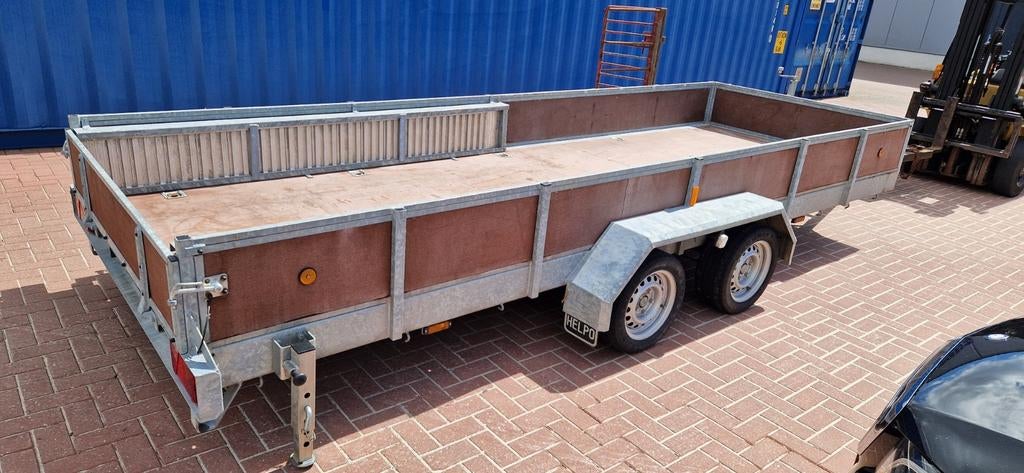 Machinetransporter 3,5 ton  5x1,7 cm aluminium oprijplaten., Ophalen, Nieuw