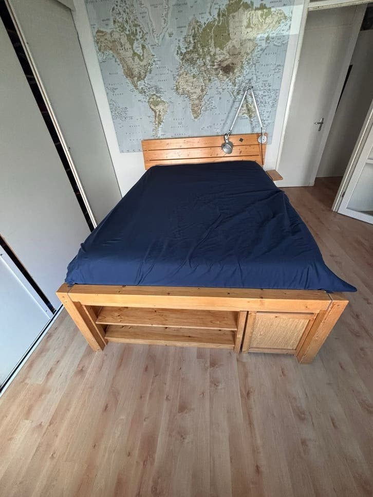 LUNDIA KAJUITBED (de originele), Ophalen, 140 cm, Zo goed als nieuw, 200 cm