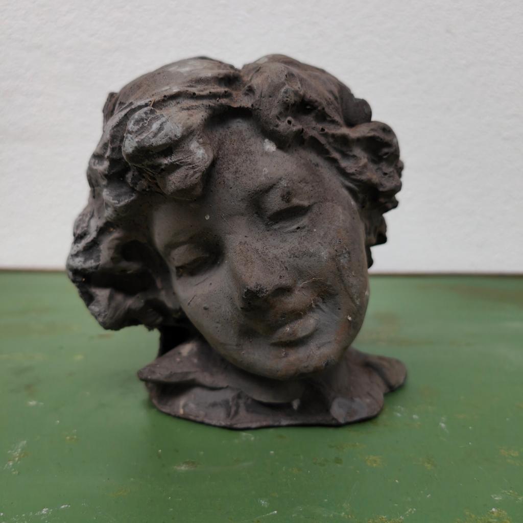 Portretkop beeld hoofd tuinbeeld beton vrouw, Gebruikt, Info@flashbackfurniture.nl, Overige typen, Flashback Furniture