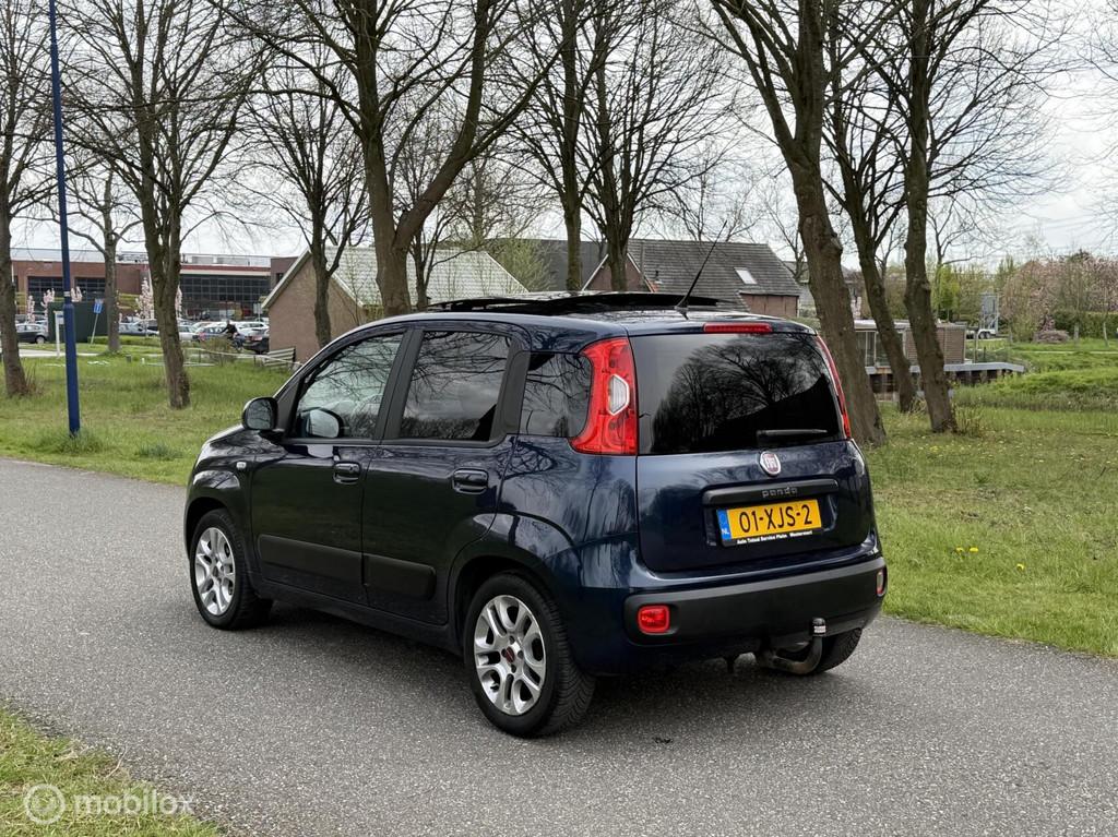 Fiat Panda 0.9 TwinAir Lounge*PANORAMADAK*NAVIGATIE*AIRCO, Auto's, Fiat, Voorwielaandrijving, Euro 5, Zwart, Panda