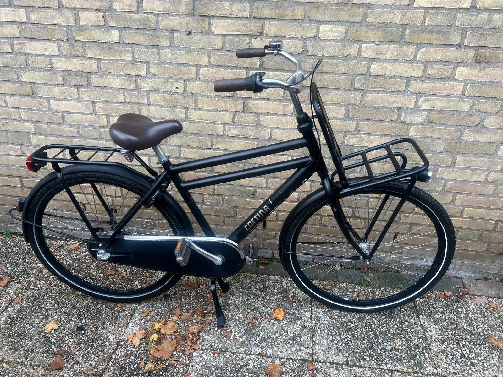 Cortina U4 jongens transportfiets 28inch 50cm, Ophalen, Terugtraprem, Versnellingen, 49 tot 53 cm