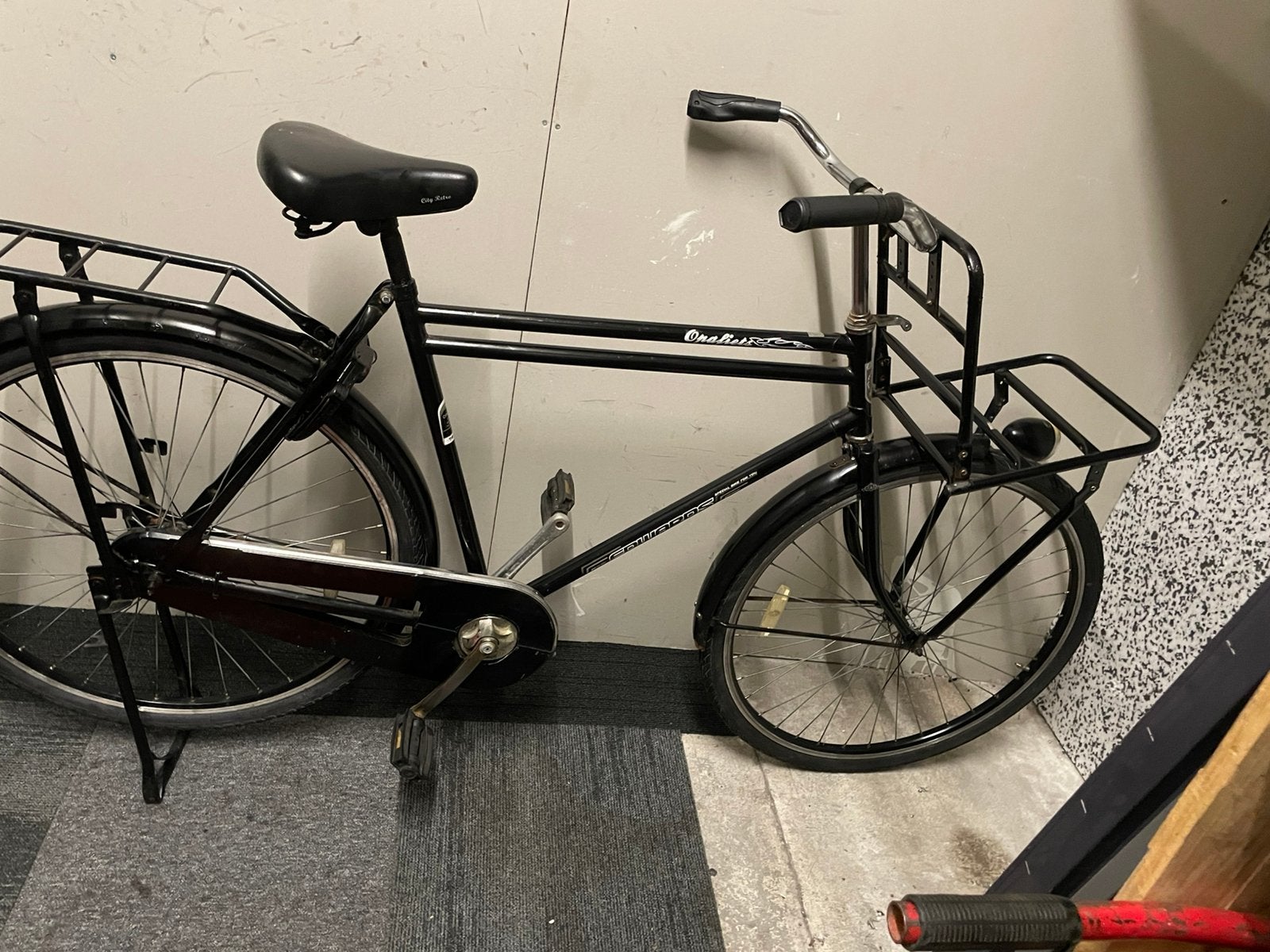 Opafiets opoefiets transport fiets dubbel stangs 28 inch 57, 57 tot 61 cm, Ophalen, Gebruikt, Overige merken