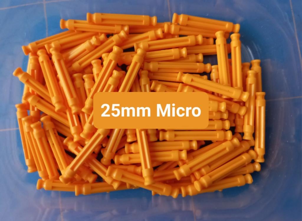 25mm Micro K'nex staafjes geel - Losse onderdelen, Gebruikt, K'nex, Onbekend, Ophalen of Verzenden
