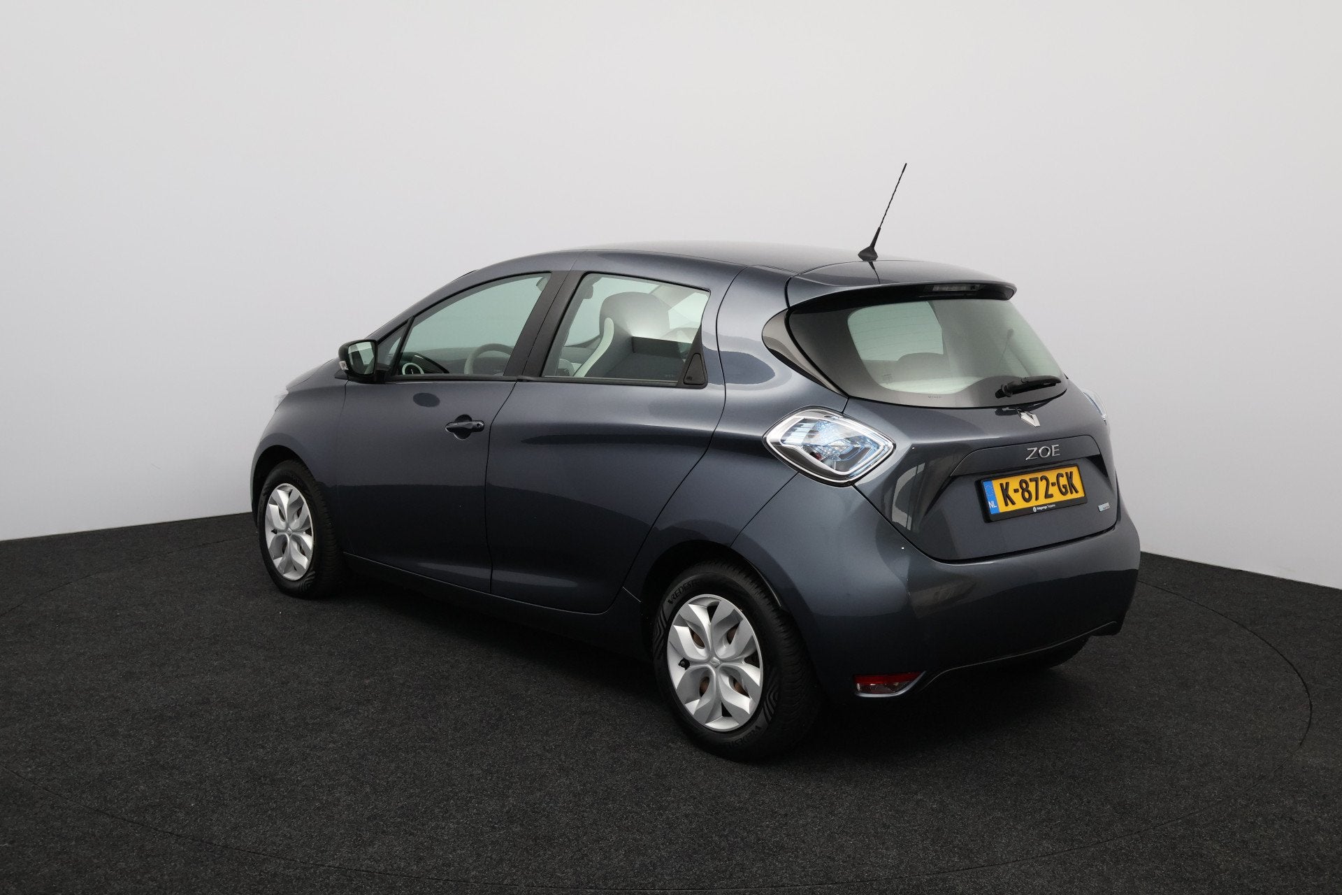 Renault ZOE R90 Life 41 kWh/ HUURACCU!/ Clima/ Cruise/ Elek., Auto's, Stof, Gebruikt, Zwart, 1455 kg
