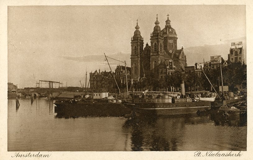 AMSTERDAM – Sint-Nicolaas Kathedraal 1914 (DR076), Verzenden, Voor 1920, Ongelopen, Noord-Holland