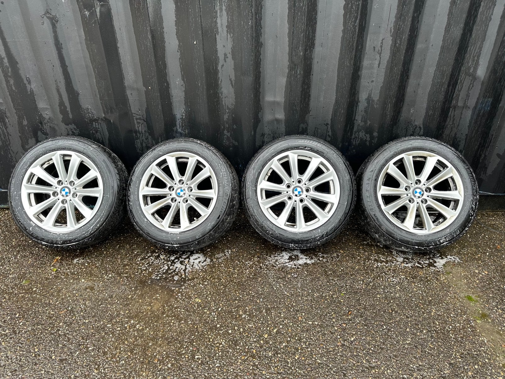 Originele set BMW 5 Winter Runflat Sensoren, Ophalen, Gebruikt, Banden en Velgen, 17 inch