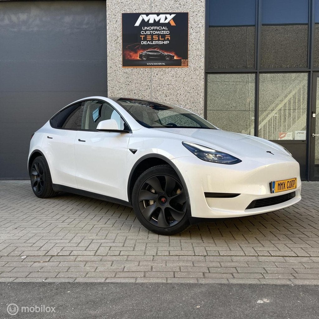 Tesla Model Y + MMX PACK + IAP, Auto's, Tesla, Automaat, Adaptive Cruise Control, Achterwielaandrijving, Gebruikt