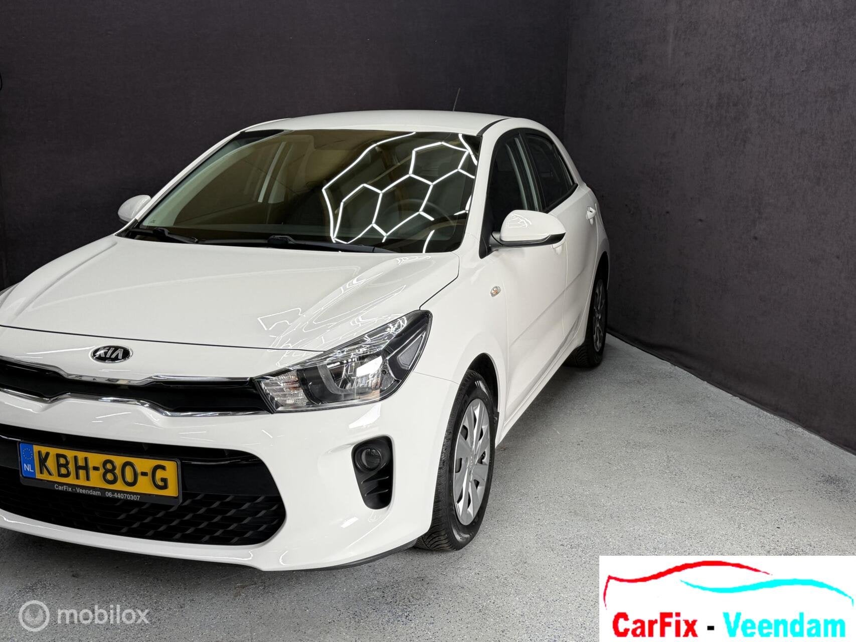 Kia Rio 1.2 CVVT ComfortLine, 83 pk, Euro 6, 4 cilinders, Wit