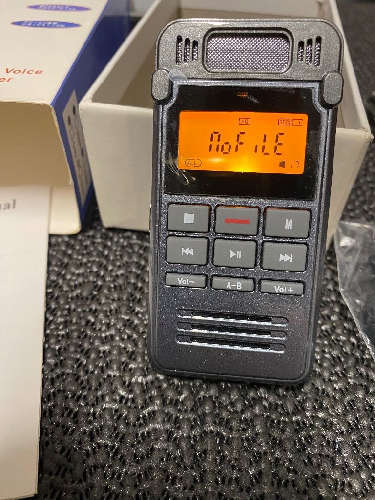 Voice recorder Memorecorder dictafoon- 8GB, Ophalen of Verzenden, Zo goed als nieuw, Audio