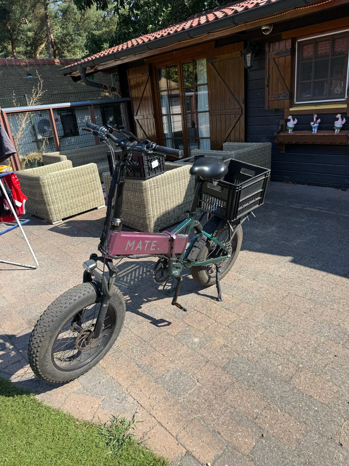 MATE. E-bike - Fatbike - Elektrische fiets, Zo goed als nieuw, Minder dan 47 cm, 50 km per accu of meer, Ophalen