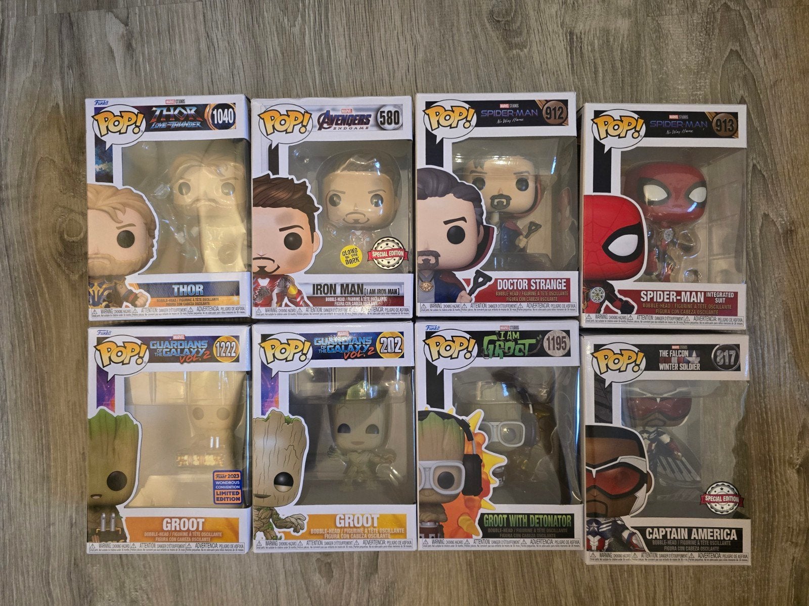 Funko Pop! Marvel Collectie (8 stuks), Ophalen of Verzenden, Zo goed als nieuw