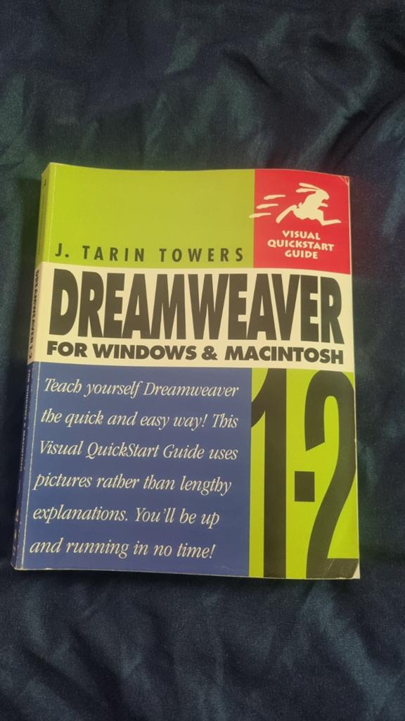 Engelstalige handleiding Dreamweaver 1.2, Ophalen of Verzenden, Gelezen, J. Tarin  Towers