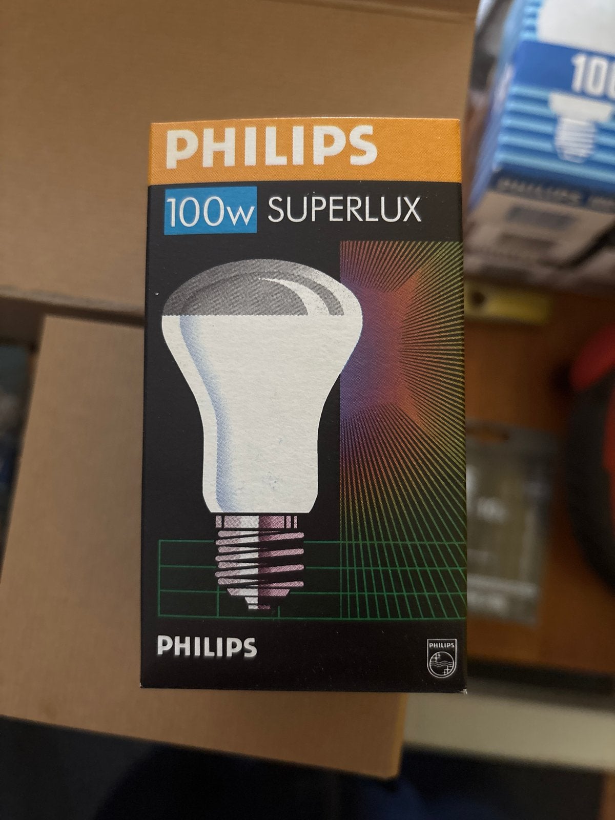 Philips Superlux 100W Gloeilampen, Philips, Gloeilamp, 60 watt of meer, Nieuw