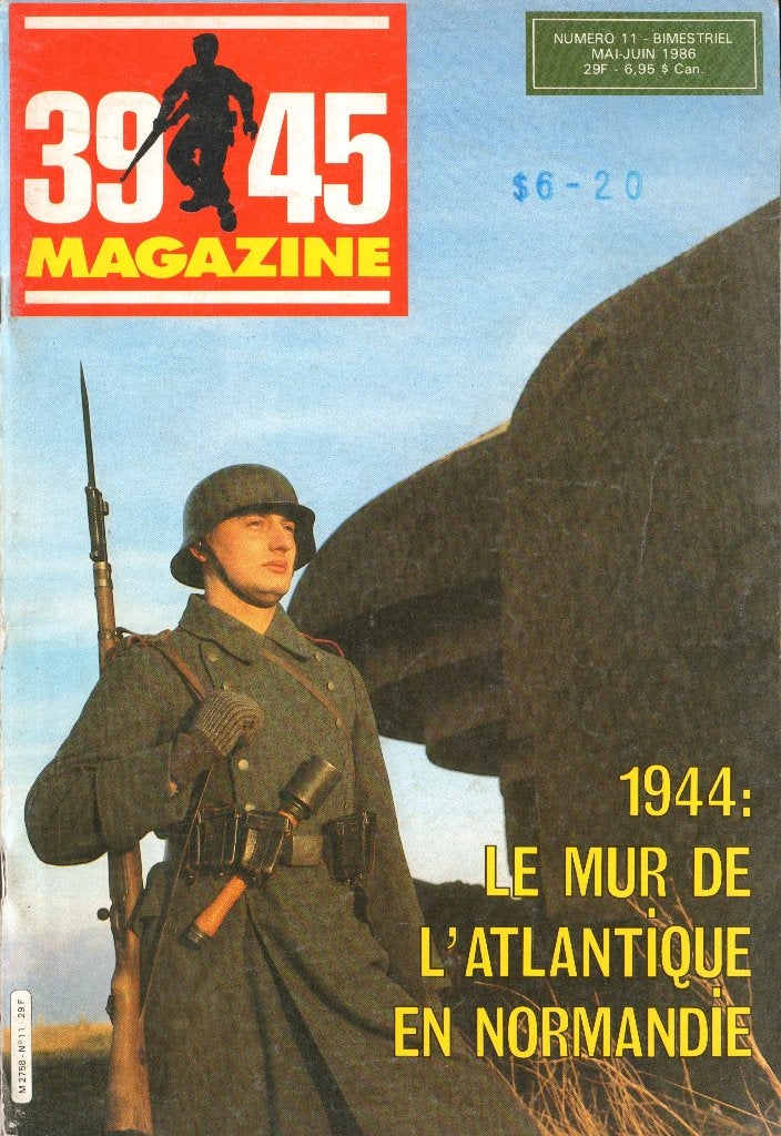 39 45 Magazine No 11, 1944 mur d l'atlantique en Normandie, Verzenden, Voor 1940, Zo goed als nieuw, Landmacht