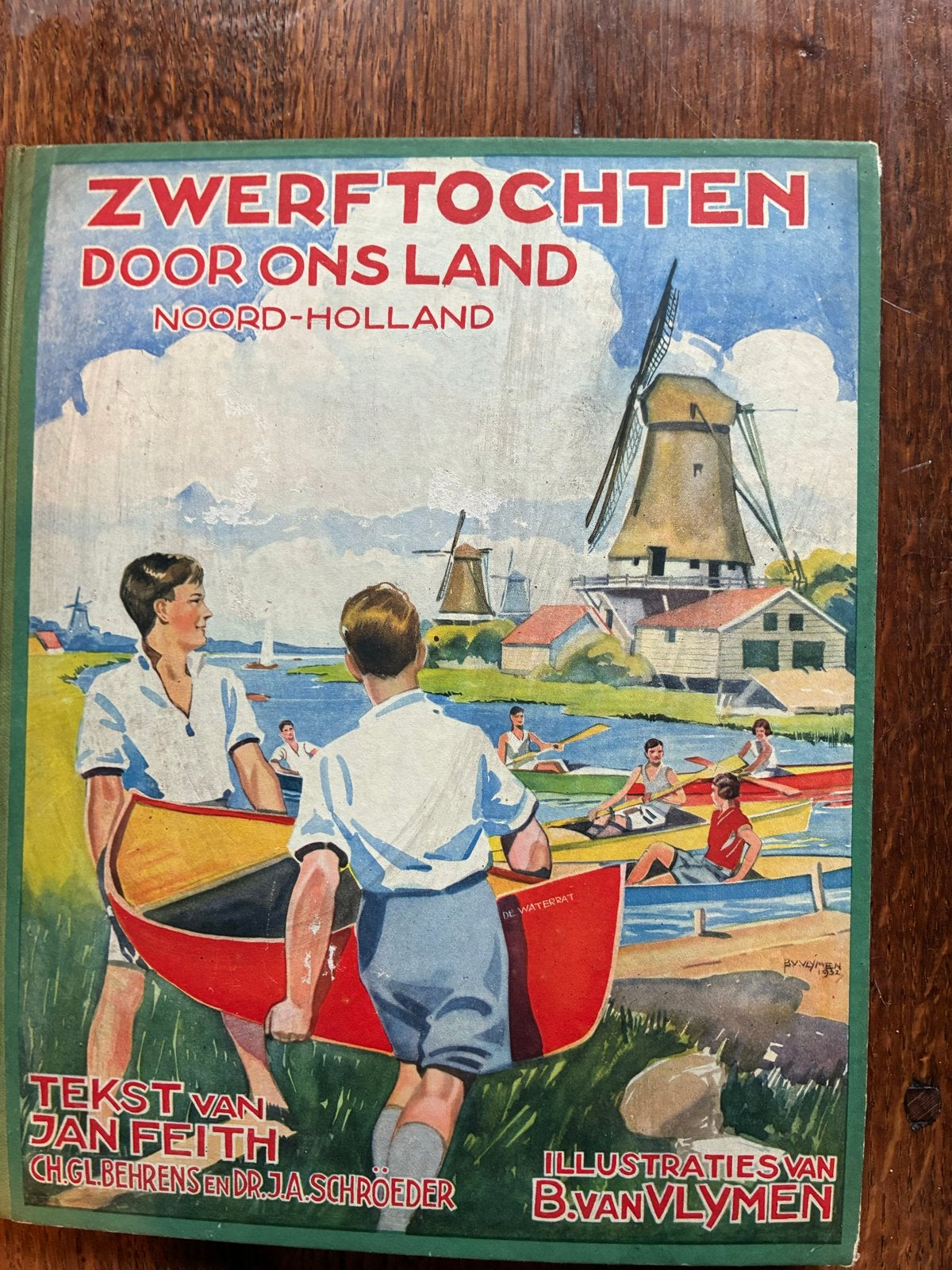 Zwerftochten door ons land - Noord-Holland (1938), Europa, Ophalen of Verzenden, Reisgids of -boek, Gelezen