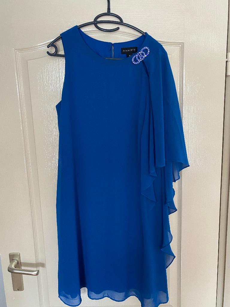 Feestjurk, z.g.a.n., Kleding | Dames, Gelegenheidskleding, Maat 38/40 (M), Overige typen, Scarlett, Blauw