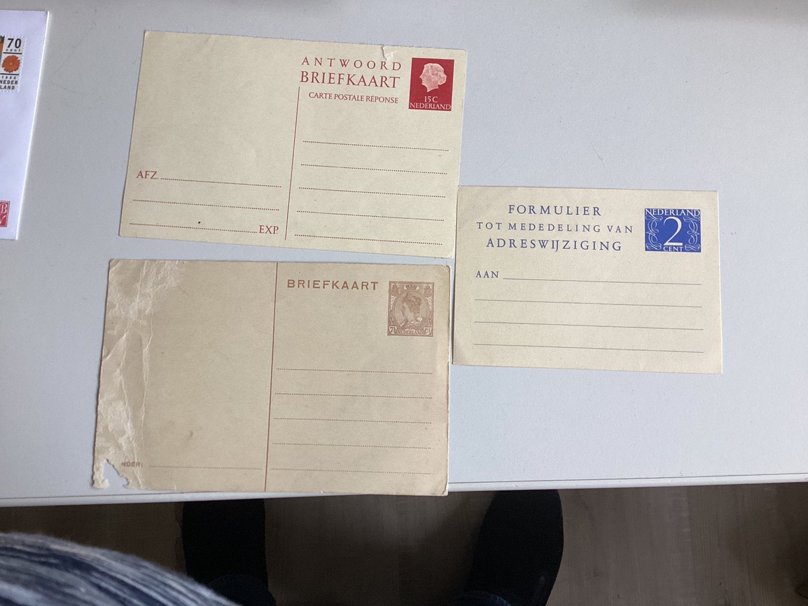 Blanco briefkaarten en verhuisbericht, Ophalen of Verzenden, Briefkaart