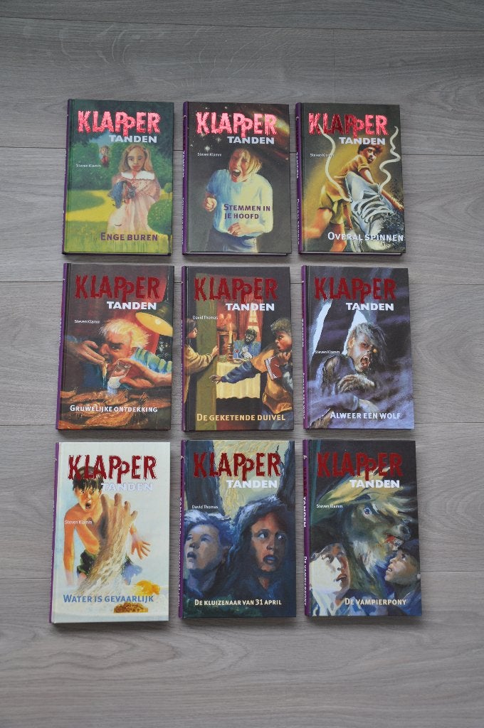 klappertanden boeken, steven klamm, david thomas, Boeken, Ophalen of Verzenden, Zo goed als nieuw, Steven klamm, Fictie