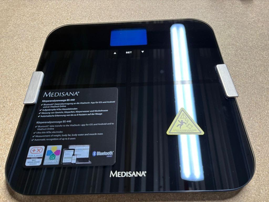 medisana BS 440 Connect - Lichaamsanalyseweegschaal DLS18645, 1 tot 500 gram, Carl-Schurz-Str. 2, 41460 Neuss, Nieuw, 100 kg of meer