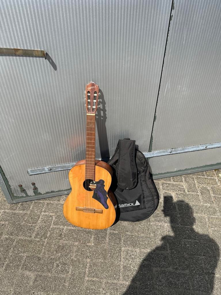 Orfeus Klassieke Gitaar met Samick Hoes, Ophalen of Verzenden, Gebruikt