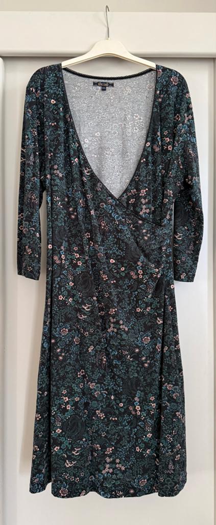 King Louie Jurk Bloemenprint Maat XXL, Kleding | Dames, Jurken, Overige kleuren, Maat 46/48 (XL) of groter, Ophalen of Verzenden