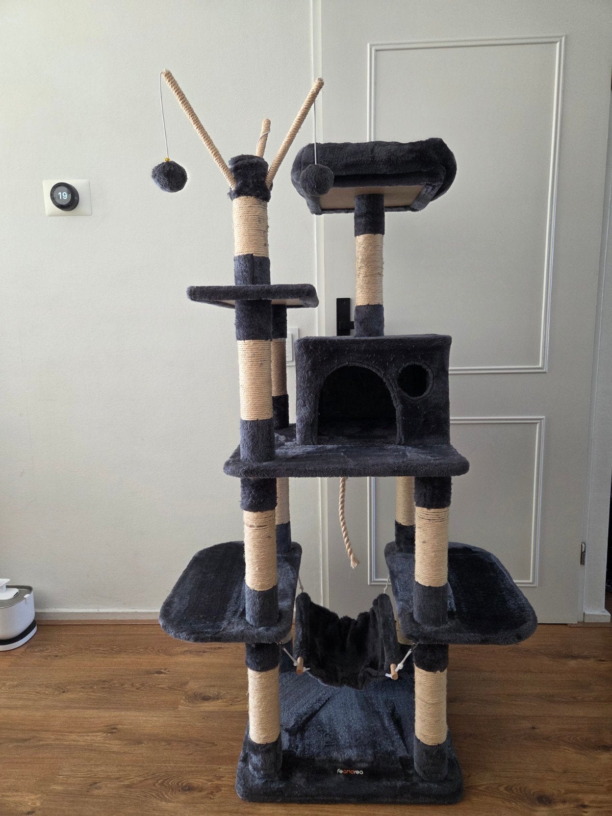 Grote Songmics krabpaal / klimboom XXL 154 cm – nette staat, Dieren en Toebehoren, Katten-accessoires, Ophalen