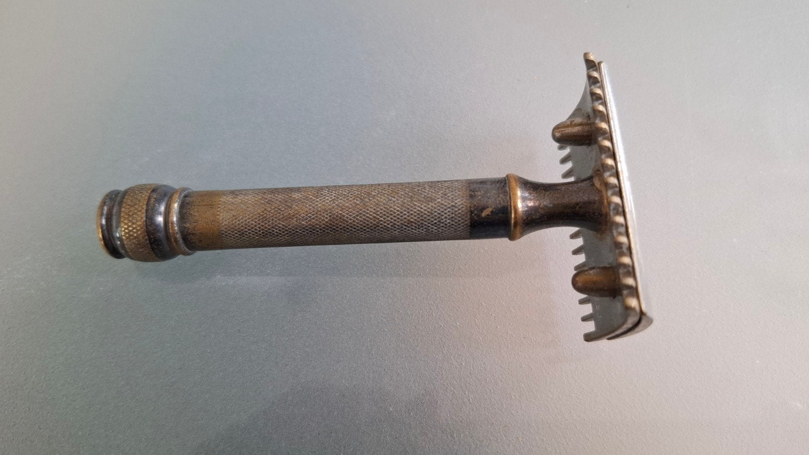 Antiek Gillette Old Type 'Single Ring' Scheermes, Ophalen of Verzenden, Gebruikt, Gehele gezicht, Verzorging