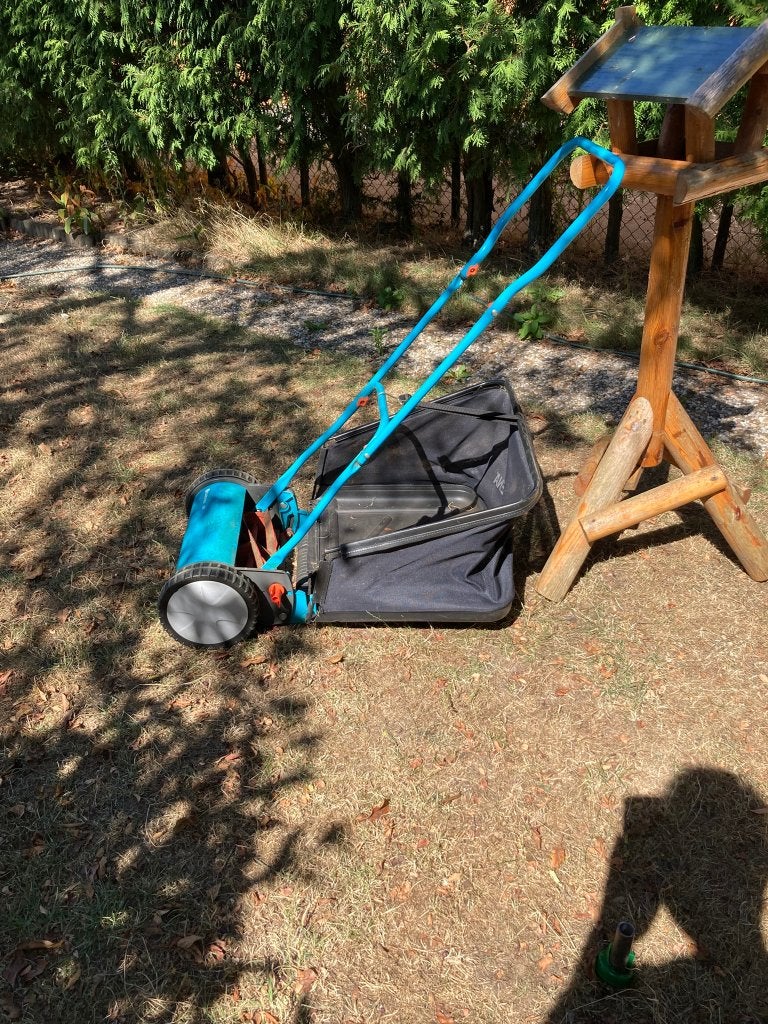 Gardena 300 handgrasmaaier / Kooimesmaaier met opvangbak, Ophalen, Gebruikt, Handgrasmaaier, Opvangbak