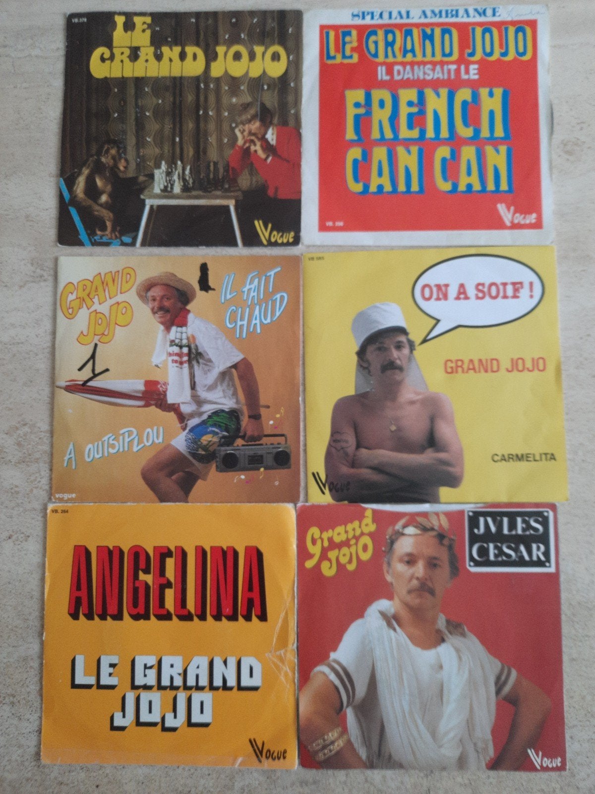 6x vinyl singels van Grand Jojo, Ophalen of Verzenden, Zo goed als nieuw, Pop